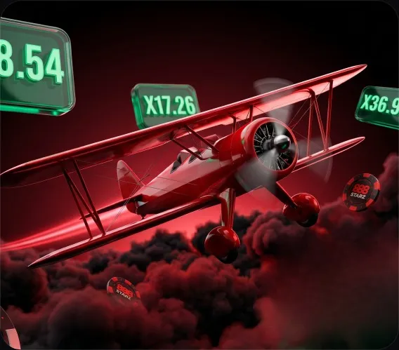 Aviator crash game airplane flying through multiplier odds